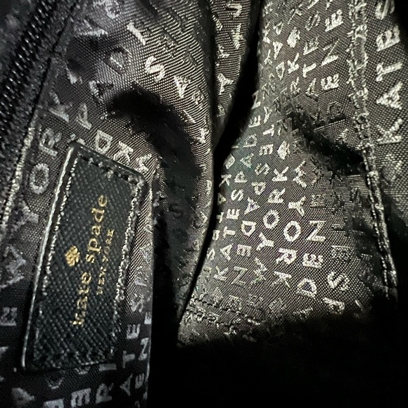 Kate Spade Black Quilted Women's Miri crossbody bag EUC - Picture 4 of 12